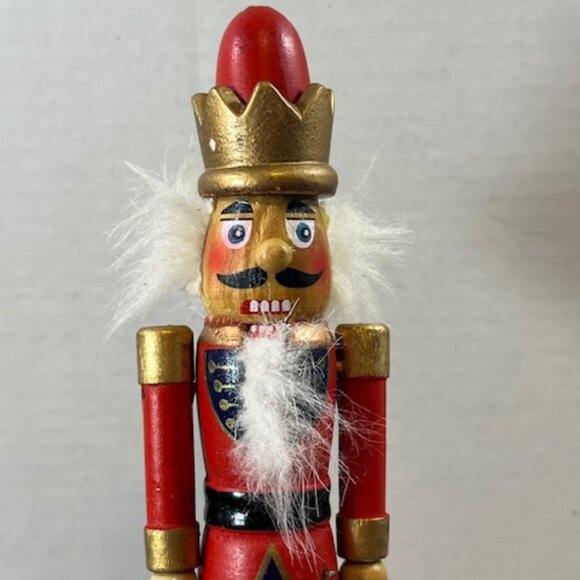 Christmas Wooden Table Nutcracker Style Decor Soldier Holiday 8.75"Tall - Picture 6 of 16